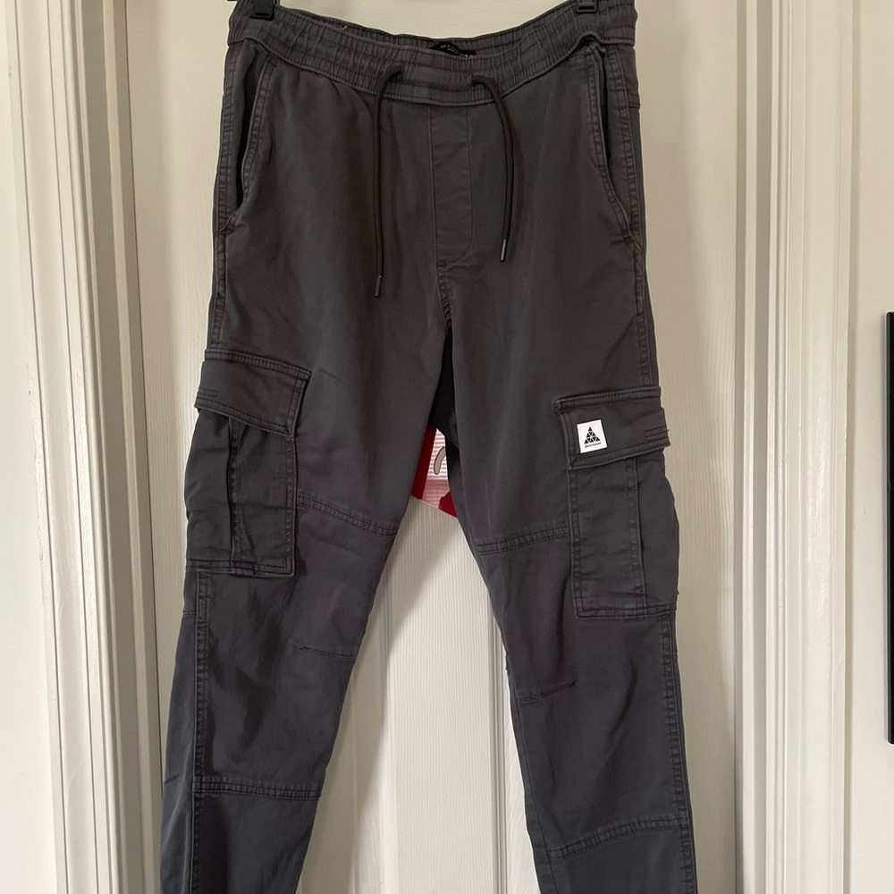 Men's Gray Cargo Pants